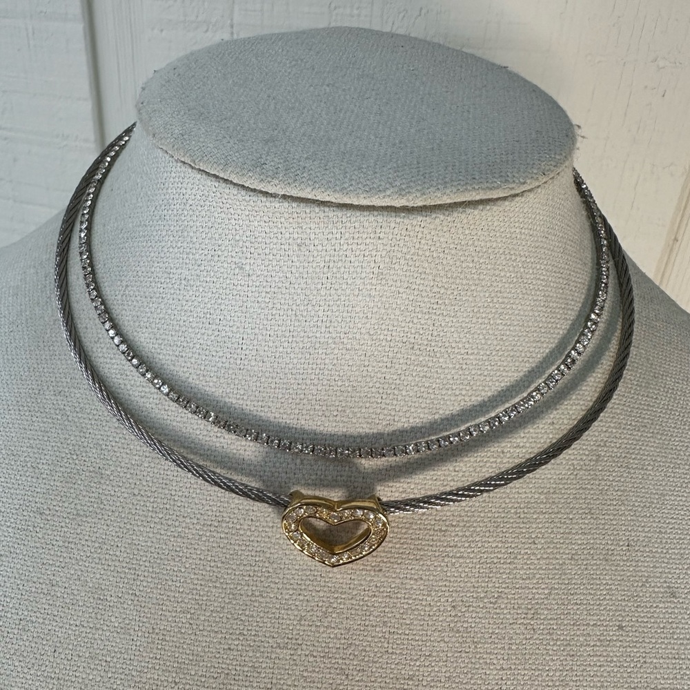 Two easy wear choker necklaces